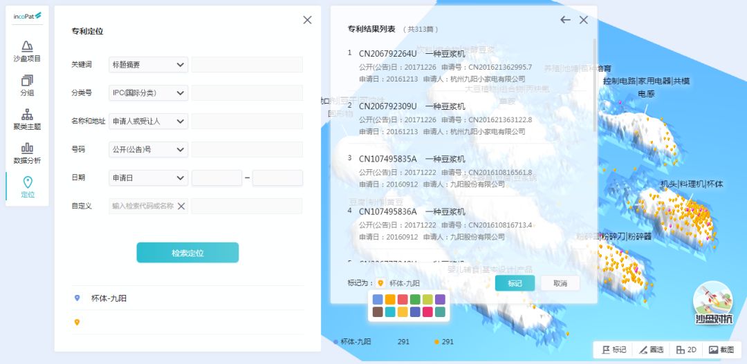 「incoPat V 5.0」3D专利推演沙盘震撼上线
