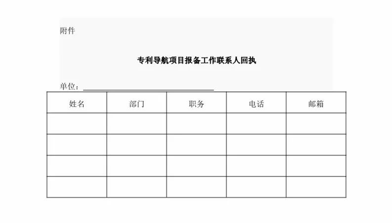 国知局：2018「专利导航项目」备案工作开展通知！