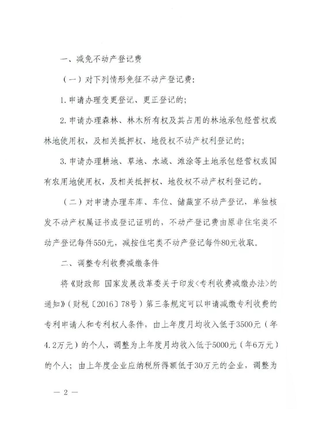 专利费减调整：个人4.5万到6万,单位30万到100万
