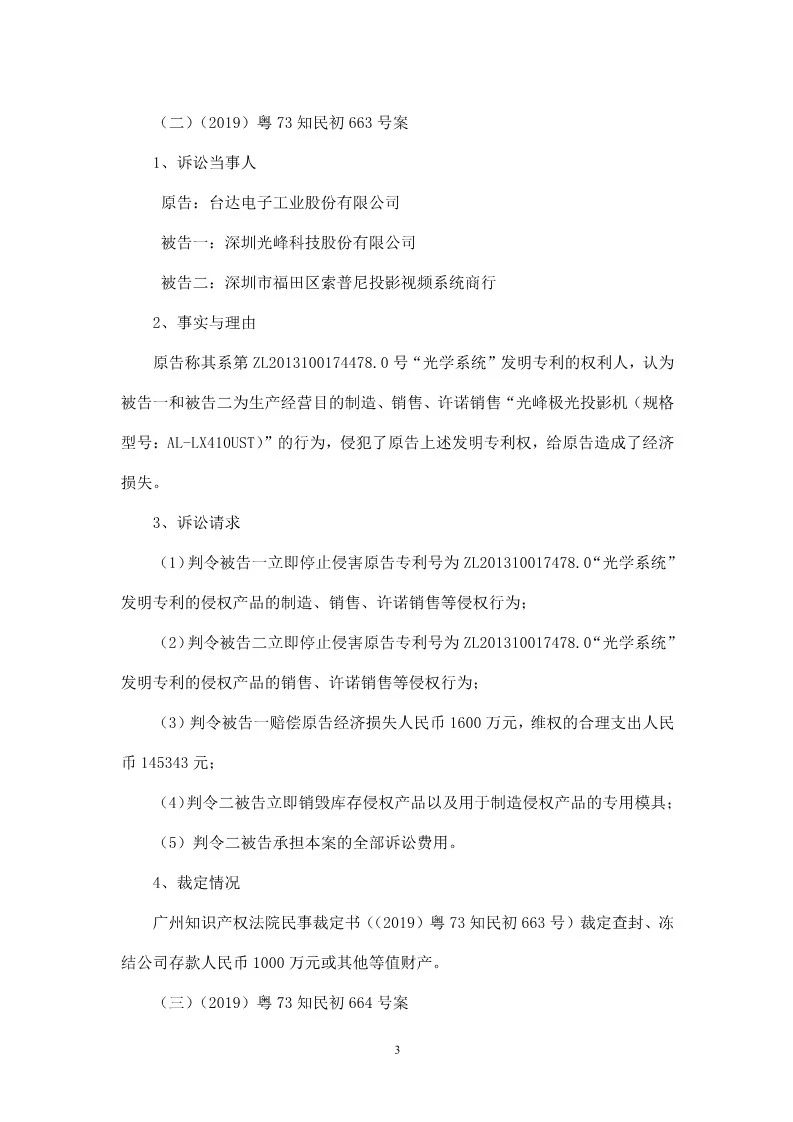 再交锋！光峰科技与台达专利大战到美国