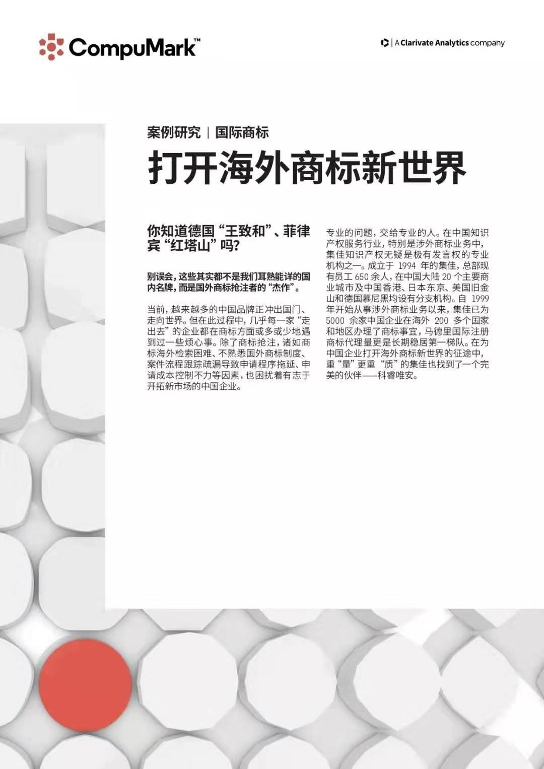中国力量+国际智慧 护航中国品牌“出海”