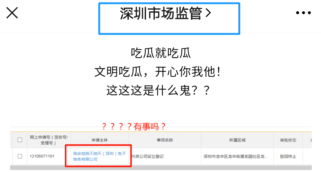 “我命油我不油天”商标被抢注！此前拟注册为公司名被驳回