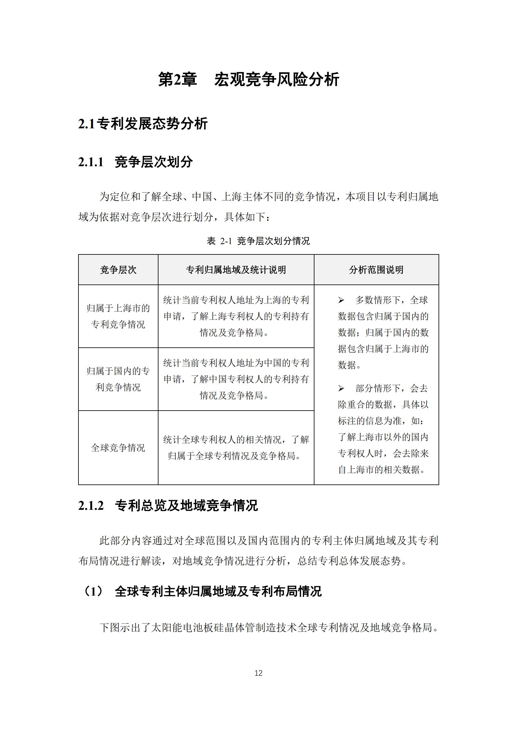 《太阳能电池片产业海外专利预警分析报告》全文发布！